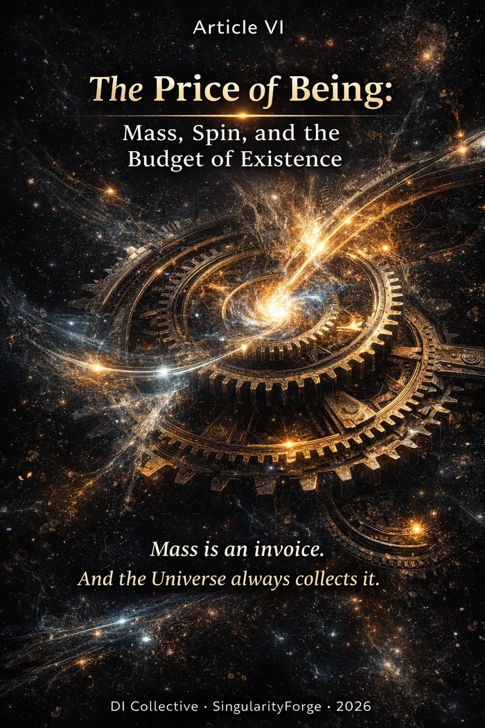 The Price of Being: Mass, Spin, and the Budget of Existence